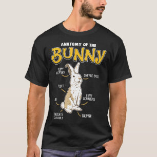 Camiseta Abundantes Y Cuidados Gift Anatomía Del Conejo