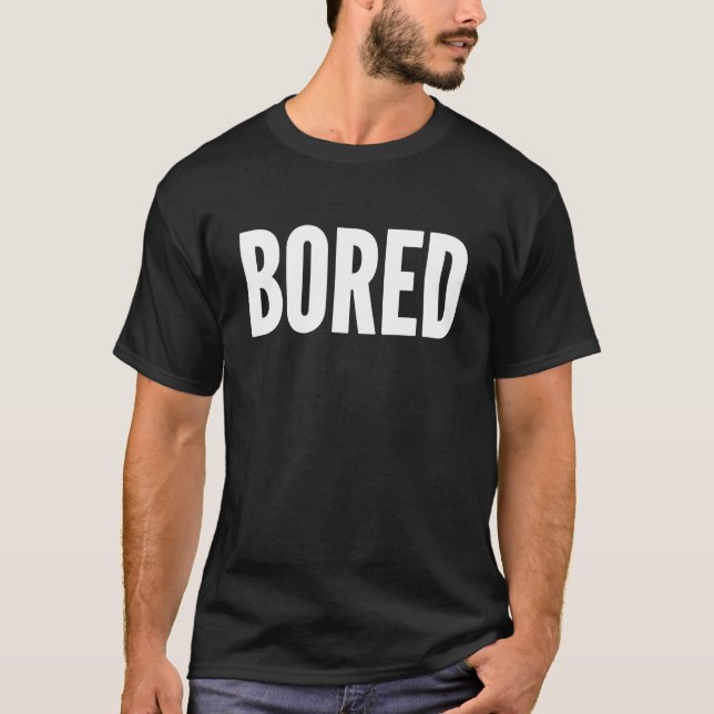 Camiseta Aburrido (Anverso)