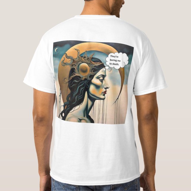 Camiseta Aburrido hasta la muerte (Reverso)