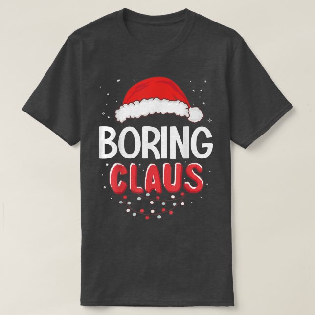Camiseta Aburriéndose de los Navidades de Santa Claus, coin (Diseño del anverso)
