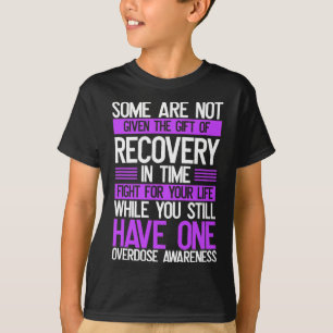 Camiseta Abus de la droga púrpura contra la toma de concien