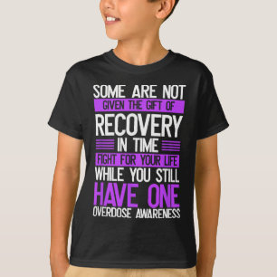 Camiseta Abus de la droga púrpura contra la toma de concien