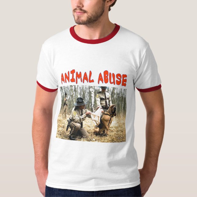 CAMISETA ABUSO ANIMAL (Anverso)