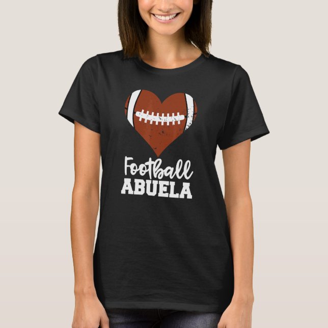 Camiseta Abuso de fútbol: Abuela, corazón de la abuela (Anverso)