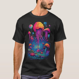 Camiseta Abyss colorido: Deep Sea Jellyfish Delight