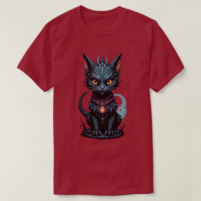Camiseta Abyssal Cat Tee (Diseño del anverso)