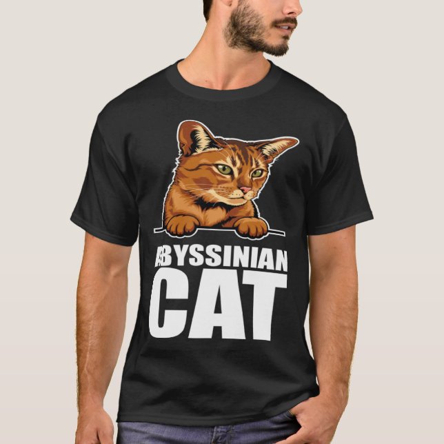 Camiseta Abyssinian  Abyssinian cat  Abyssinian mom  7 (Anverso)