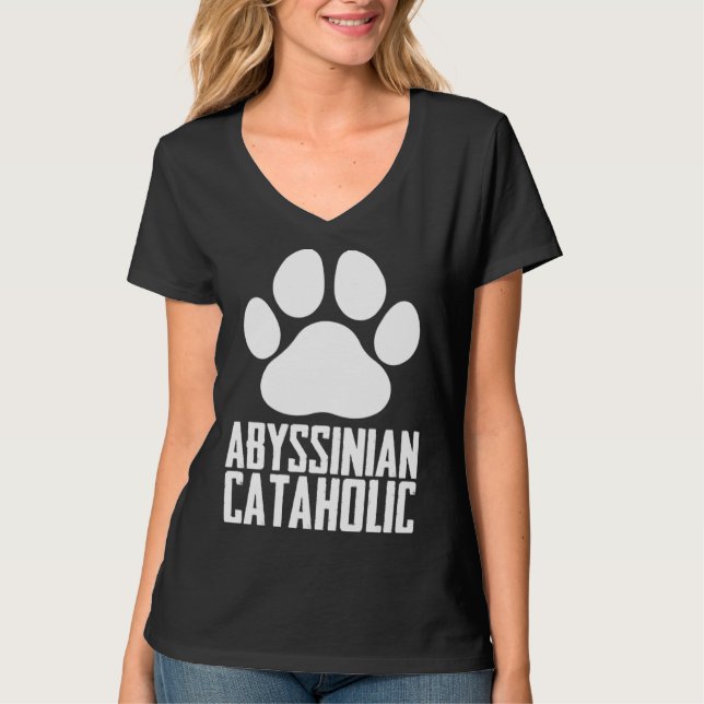 Camiseta Abyssinian  Abyssinian cat  Abyssinian mom  8 (Anverso)