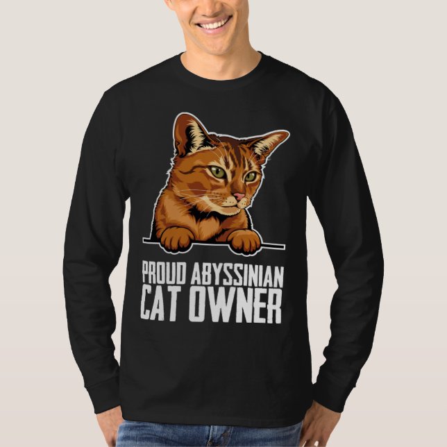 Camiseta Abyssinian cat  Abyssinian  Abyssinian kitten  1 (Anverso)