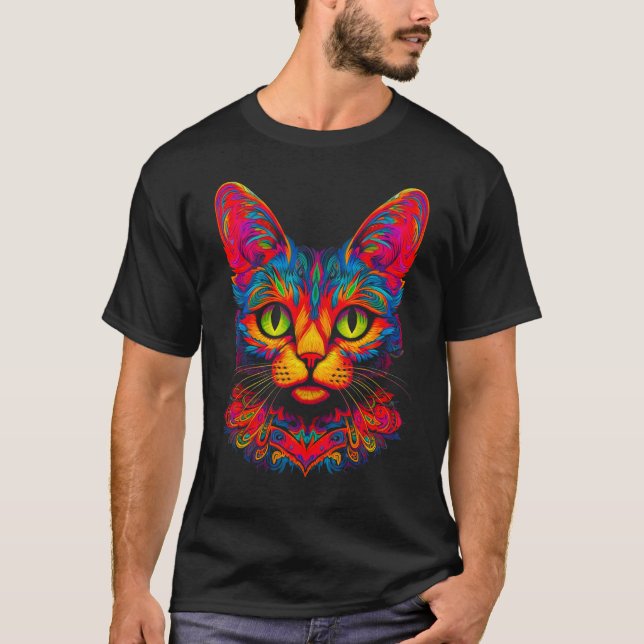 Camiseta Abyssinian Cat Art (Anverso)