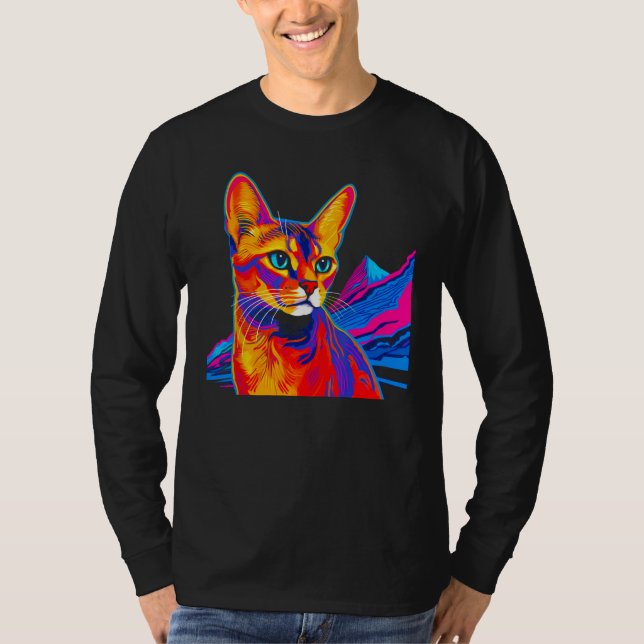 Camiseta Abyssinian Cat Mountain (Anverso)