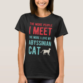 Camiseta Abyssinian divertido