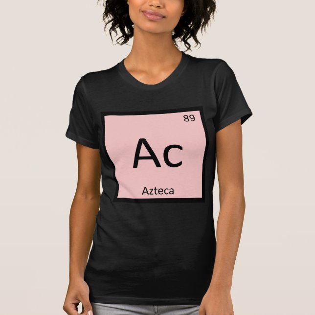 Camiseta Ac - Azteca Elemento Químico Español de Caballo (Anverso)