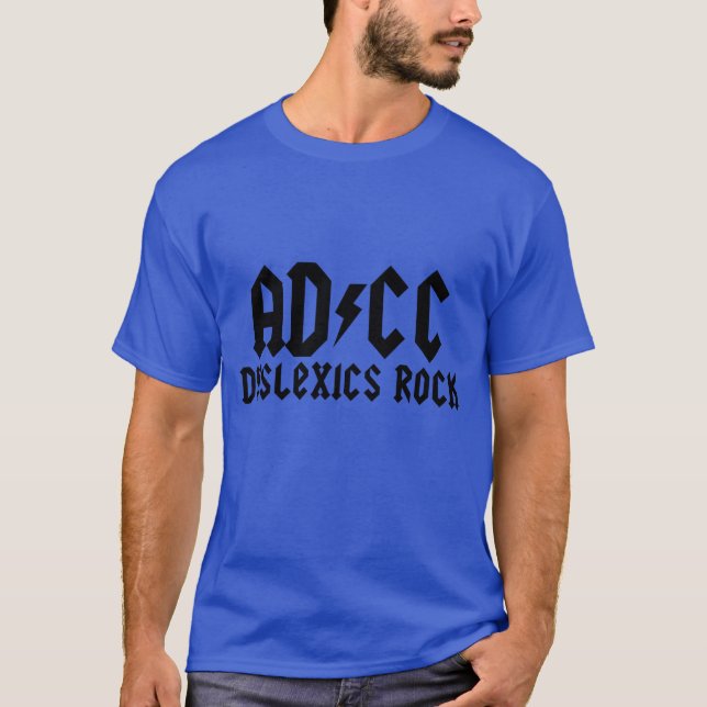 Camiseta AC/DC divertido (Anverso)