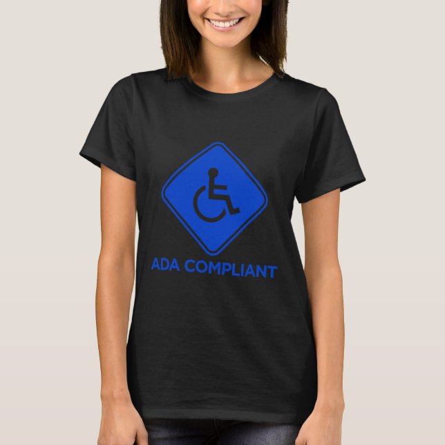 Camiseta Ac de cumplimiento inhabilitado de accesibilidad c (Anverso)