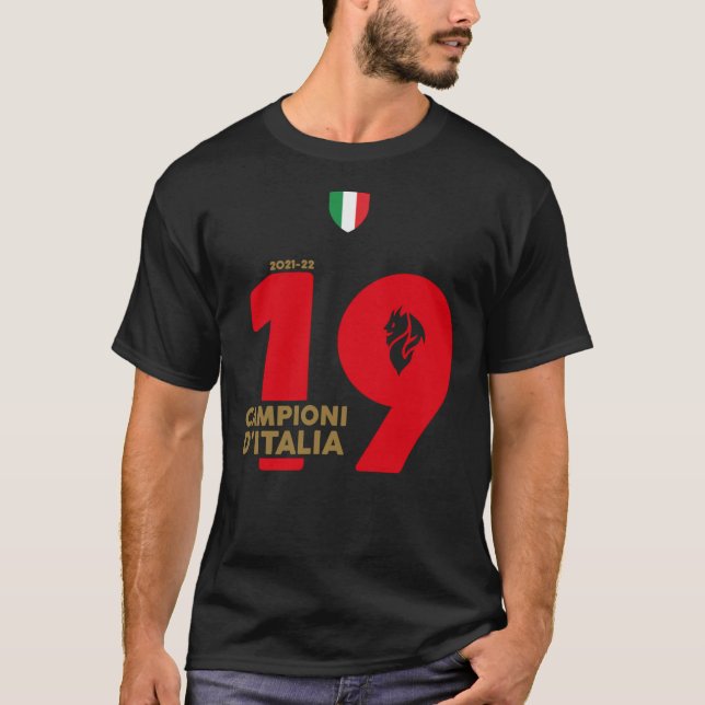 Camiseta AC Milan CAMPIONI D&X27;Campeones ITALIA De Italia (Anverso)