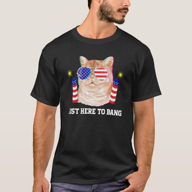 Camiseta Acá A Bang 4 De Julio Estados Unidos (Anverso)