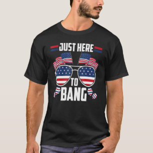 Camiseta Acá A Bang 4 De Julio Fuegos Artificiales 4 De Jul