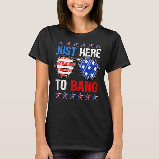 Camiseta Acá A Bang 4 De Julio Gráfico (Anverso)