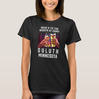Camiseta Acá A Las Noches Del Camp Duluth Camping Minneso