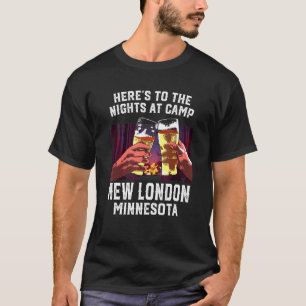Camiseta Acá A Las Noches En Camp New London Camping Min