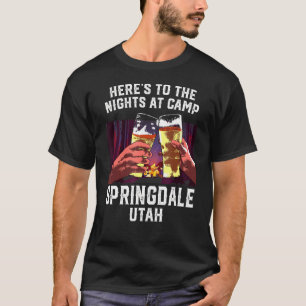 Camiseta Acá A Las Noches En Camp Springdale Camping Uta
