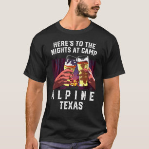 Camiseta Acá A Las Noches En El Campamento Alpine Camping T