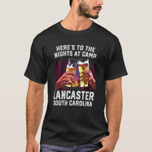 Camiseta Acá A Las Noches En El Campamento De Campamento De