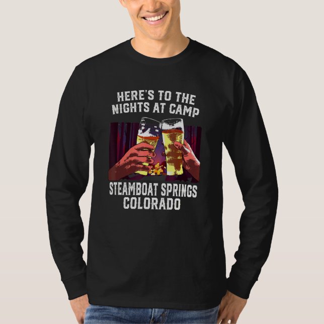Camiseta Acá A Las Noches En El Campamento De Manantiales D (Anverso)
