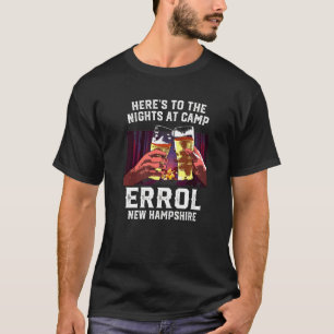 Camiseta Acá A Las Noches En El Campamento Errol Camping Ne