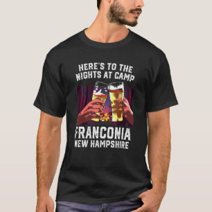 Camiseta Acá A Las Noches En El Campamento Franconia Campin