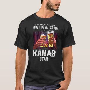 Camiseta Acá A Las Noches En El Campamento Kanab Camping Ut