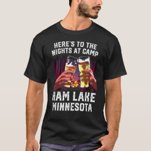Camiseta Acá A Las Noches En El Campo Ham Lake Camping Minn