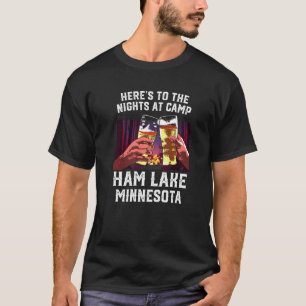 Camiseta Acá A Las Noches En El Campo Ham Lake Camping Minn