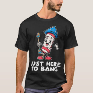 Camiseta Acá A Los Fuegos Artificiales De Los Camisas Bang