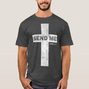 Camiseta Acá estoy Enviándome a Isaías 68 fe cristiana