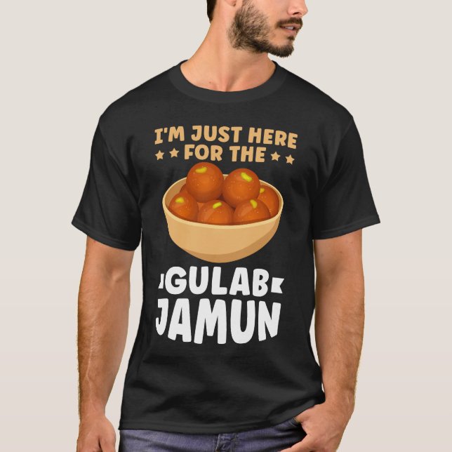 Camiseta Acá Justo Para Gulab Jamun (Anverso)