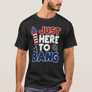 Camiseta Acá Para Bang Los Fuegos Artificiales Celebran La 