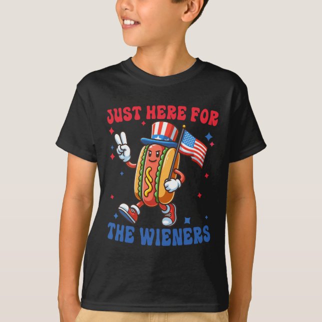 Camiseta Acá Para El 4 De Julio (Anverso)