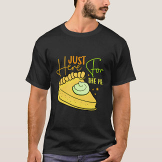 Camiseta Acá Para El Divertido Día De Acción De Gracias De 