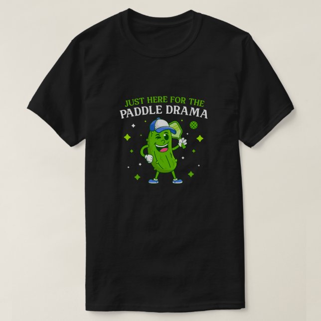 Camiseta Acá para el drama de las pájaros - Gracioso balonc (Diseño del anverso)