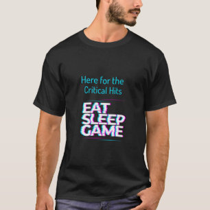 Camiseta Acá para el juego del sueño de los golpes críticos