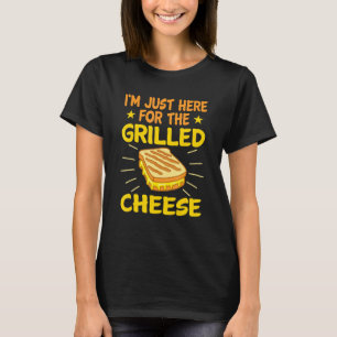 Camiseta Acá Para El Sándwich De Queso A La Parrilla