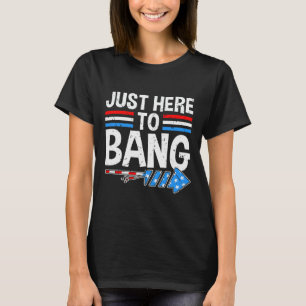 Camiseta Acá Para La Celebración De Los Fuegos Artificiales