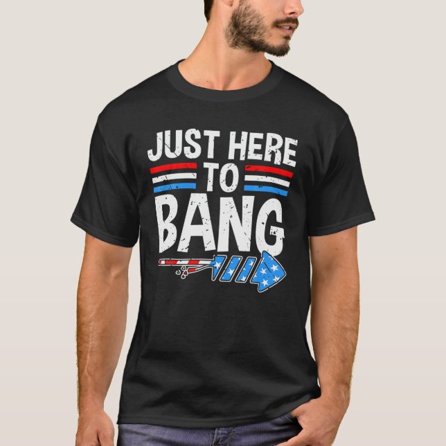 Camiseta ACÁ PARA LA celebración de los fuegos artificiales (Anverso)