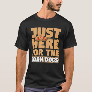 Camiseta Acá Para Las Mujeres De Peces De Perro Corn Sa
