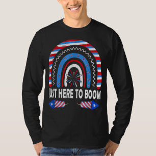 Camiseta Acá Por El Boom De La Independencia Del 4 De Julio