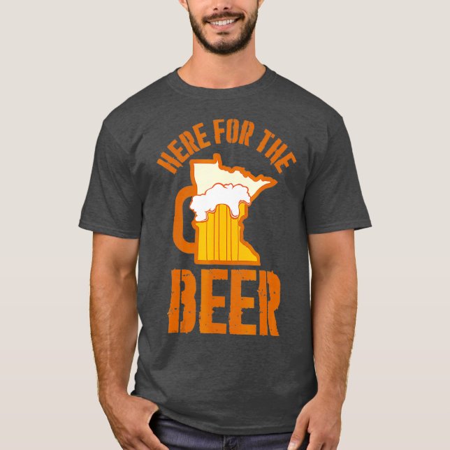 Camiseta Acá por la cerveza en los camisas de Minnesota (Anverso)