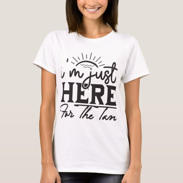 Camiseta Acá Por Tan Tee (Anverso)