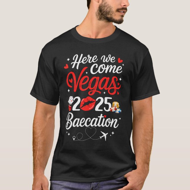 Camiseta Acá Venimos La Casa De Las Vegas 2025 Parejas Hone (Anverso)